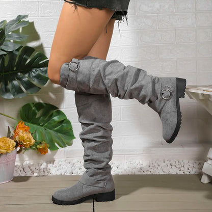 Sorrel | Women's Slouchy Buckle Knee High Boots