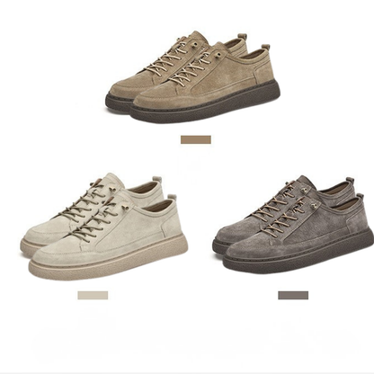 Sylvan | Men's Suede Lace-Up Low-Top Casual Sneaker