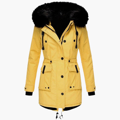 Solveiga | Women's Thick Hooded Faux Fur Winter Parka Coat
