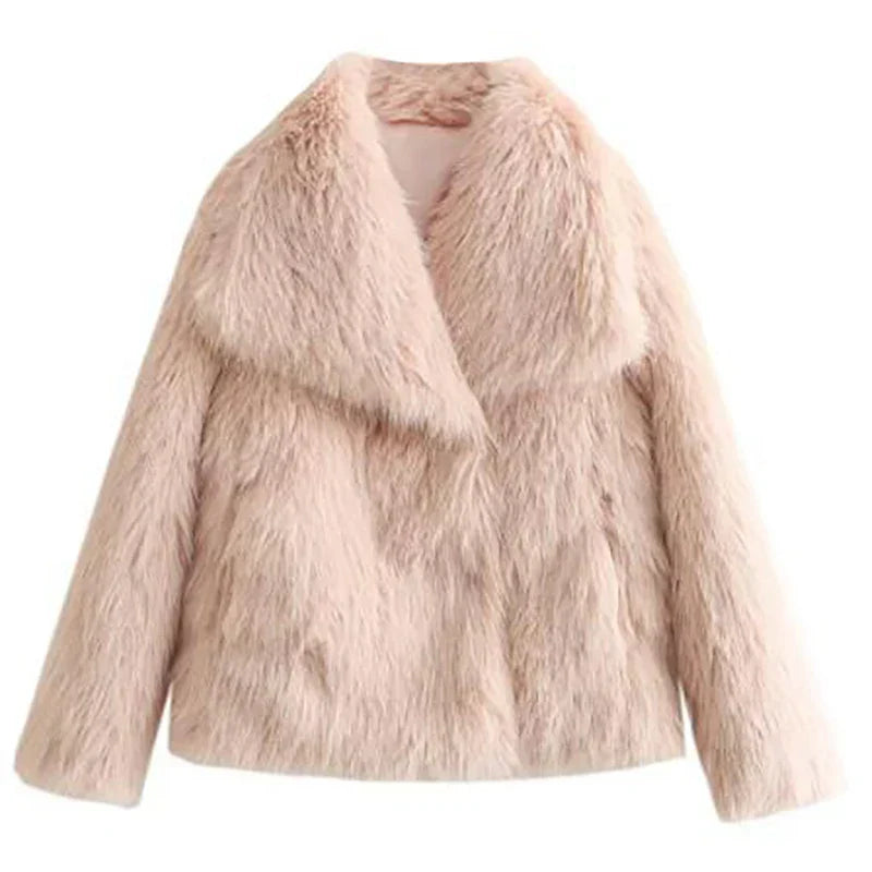 Liesel | Women's Faux Fur Cropped Winter Jacket