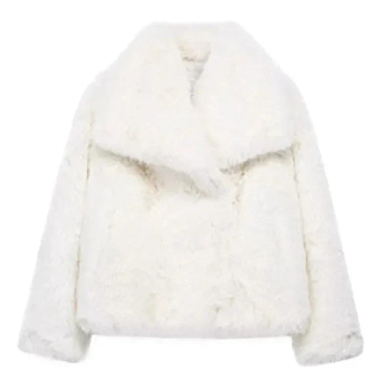 Liesel | Women's Faux Fur Cropped Winter Jacket