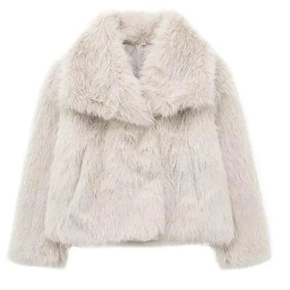 Liesel | Women's Faux Fur Cropped Winter Jacket