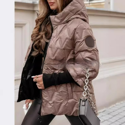 Marlowyth | Women's Quilted Insulated Hooded Puffer Jacket