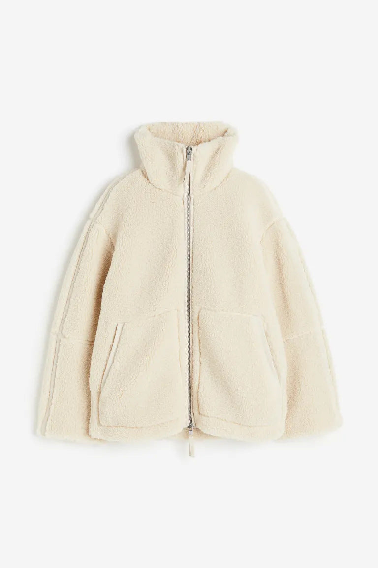 Ondine | Women's Teddy Oversized Zip Jacket
