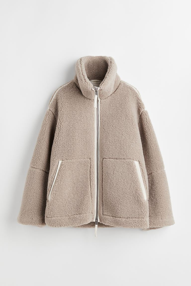 Ondine | Women's Teddy Oversized Zip Jacket
