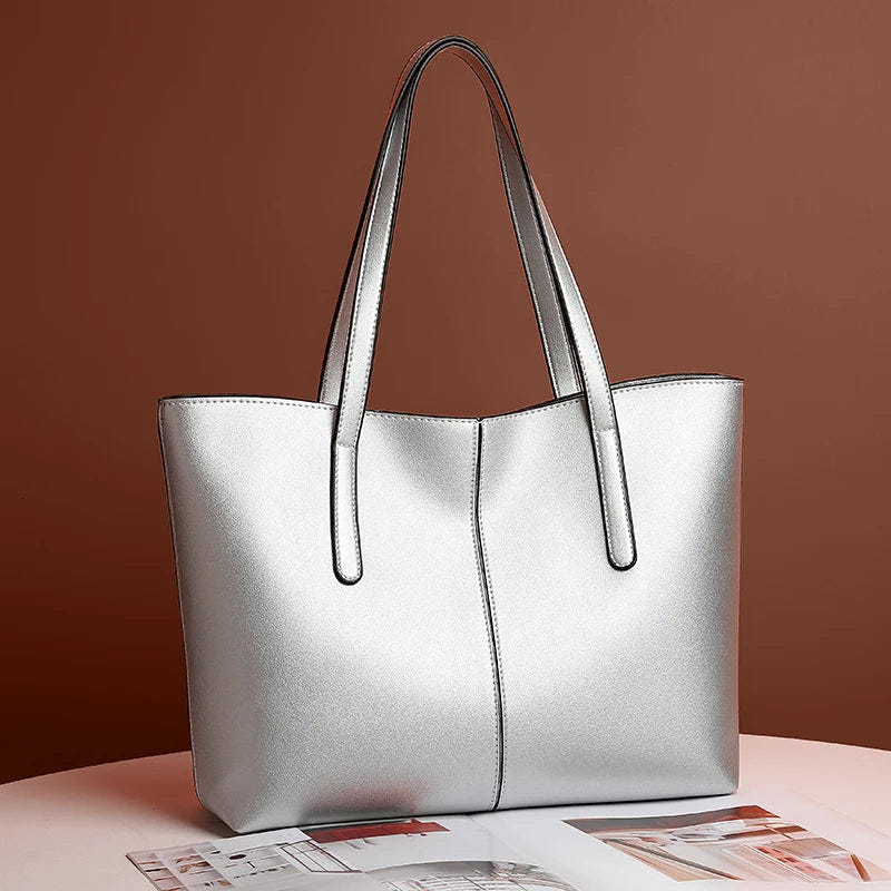 Larken | Women's Leather Look Tote Shoulder Bag