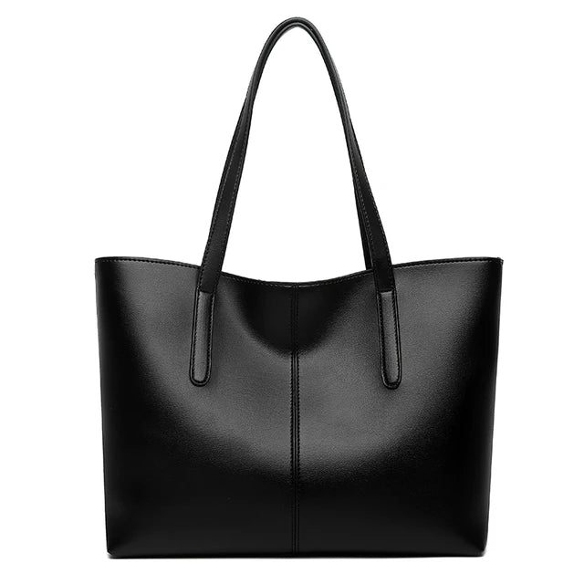 Larken | Women's Leather Look Tote Shoulder Bag