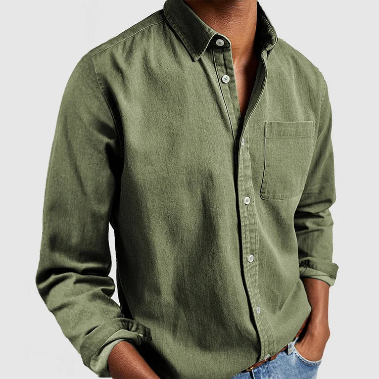 Holden | Men's Long Sleeve Button Down Chest Pocket Shirt
