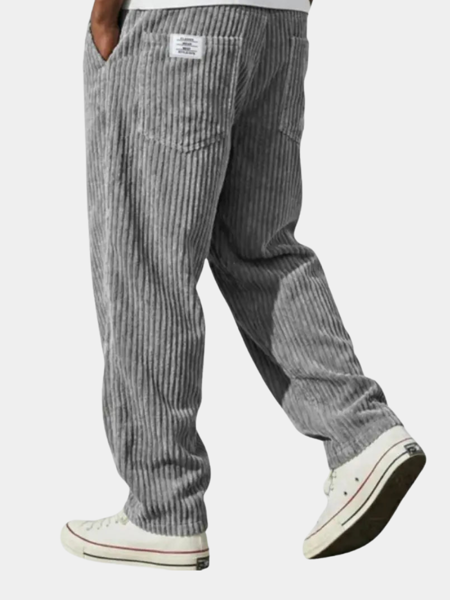 Marlow | Men's Corduroy Relaxed Fit Wide Leg Pants