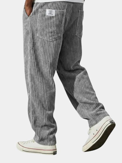 Marlow | Men's Corduroy Relaxed Fit Wide Leg Pants