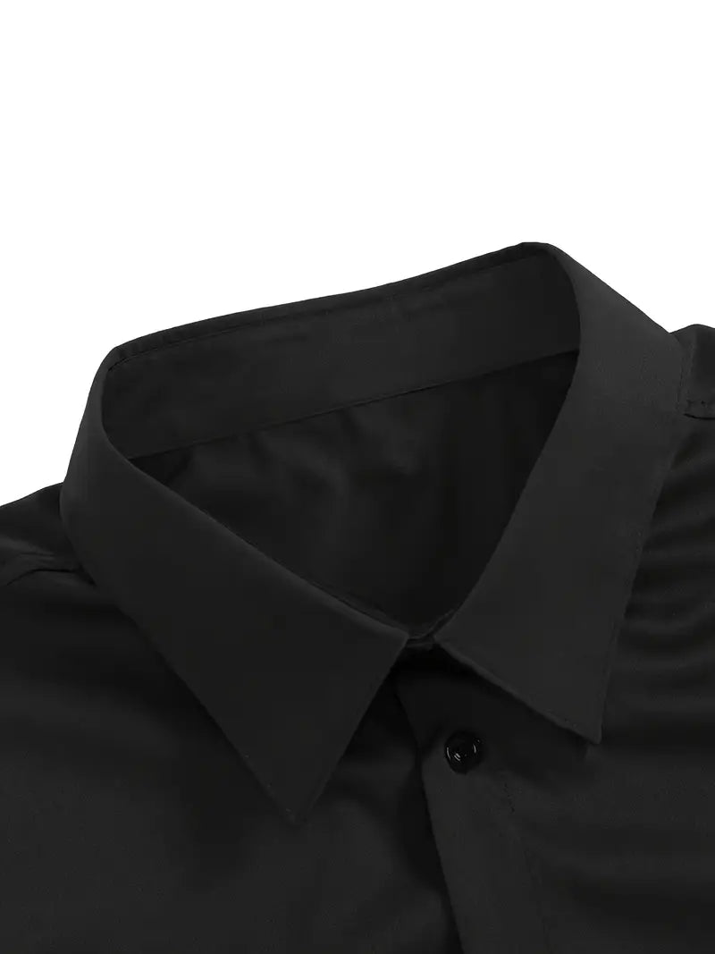 Alaric | Men's Slim Fit Long Sleeve Smart Casual Dress Shirt