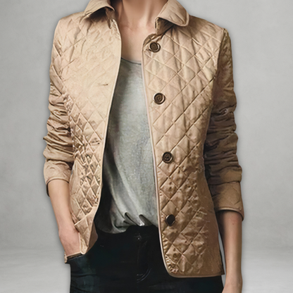 Bexanne | Women's Tailored Quilted Collared Autumn Jacket