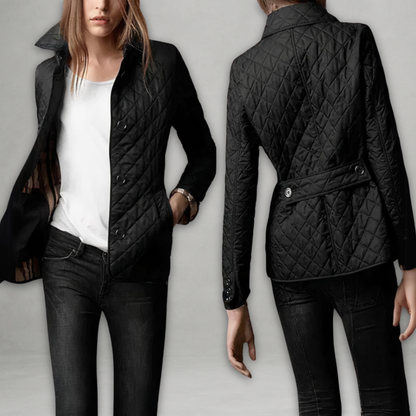 Bexanne | Women's Tailored Quilted Collared Autumn Jacket