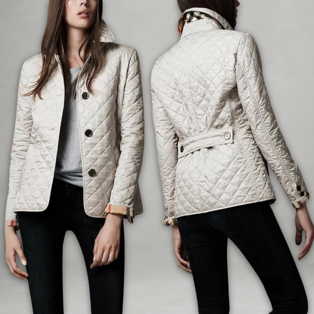 Bexanne | Women's Tailored Quilted Collared Autumn Jacket