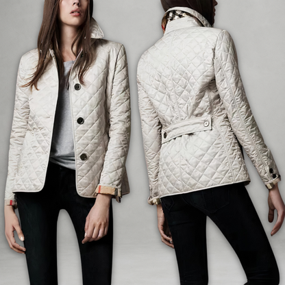 Bexanne | Women's Tailored Quilted Collared Autumn Jacket