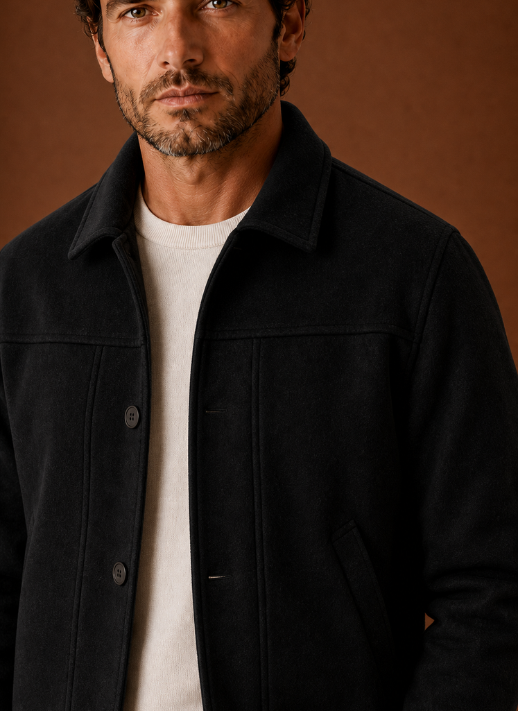 Aldwin | Men's Button-Front Casual Shirt Jacket