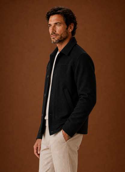 Aldwin | Men's Button-Front Casual Shirt Jacket