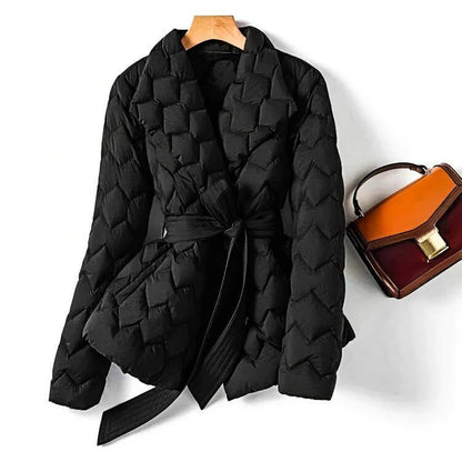Farrah | Women's Quilted Belted Down Winter Jacket