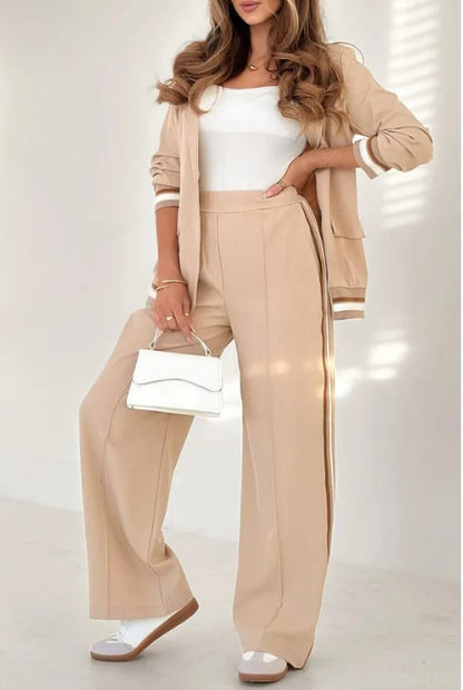 Marlowe | Women's Tailored Wide-Leg Blazer Trouser Set