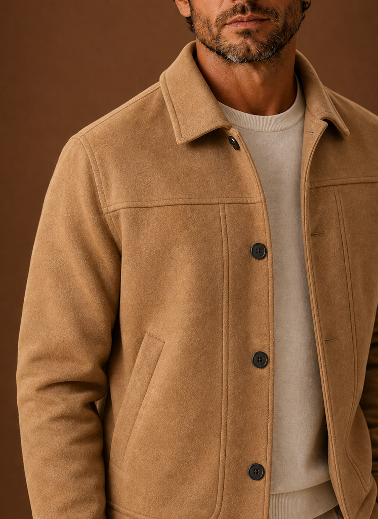 Aldwin | Men's Button-Front Casual Shirt Jacket