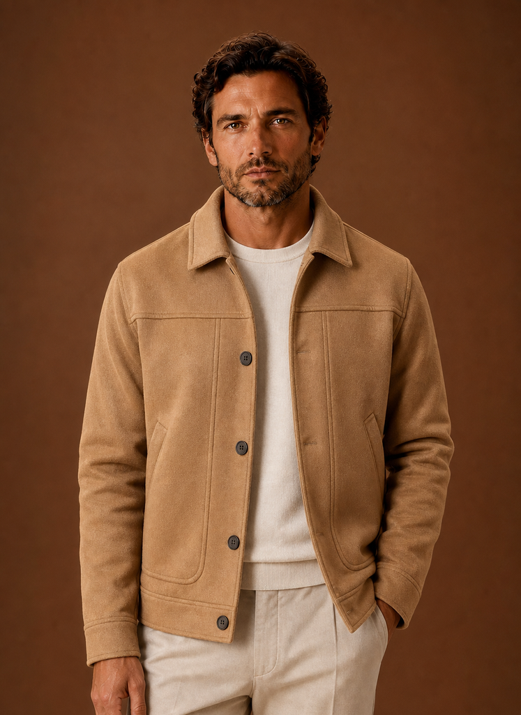 Aldwin | Men's Button-Front Casual Shirt Jacket