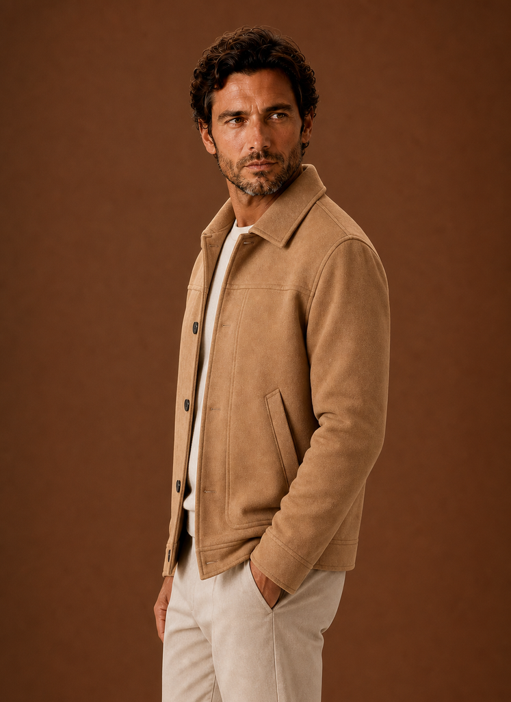 Aldwin | Men's Button-Front Casual Shirt Jacket