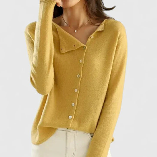Verona | Women's Button-Down Knit Lightweight Long Sleeve Cardigan