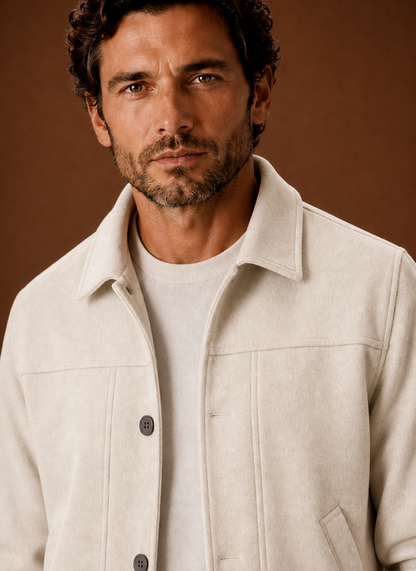 Aldwin | Men's Button-Front Casual Shirt Jacket