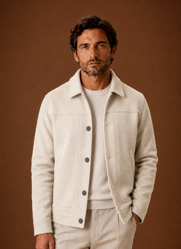 Aldwin | Men's Button-Front Casual Shirt Jacket