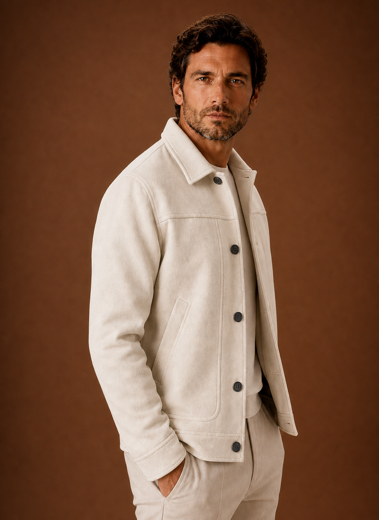 Aldwin | Men's Button-Front Casual Shirt Jacket