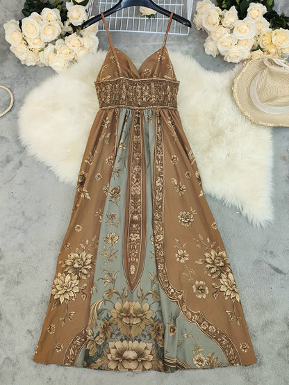 Seraphina | Women's Boho Floral Maxi Dress