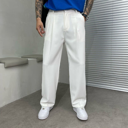 Wescott | Men's Pleated Wide-Leg Dress Pants Trousers