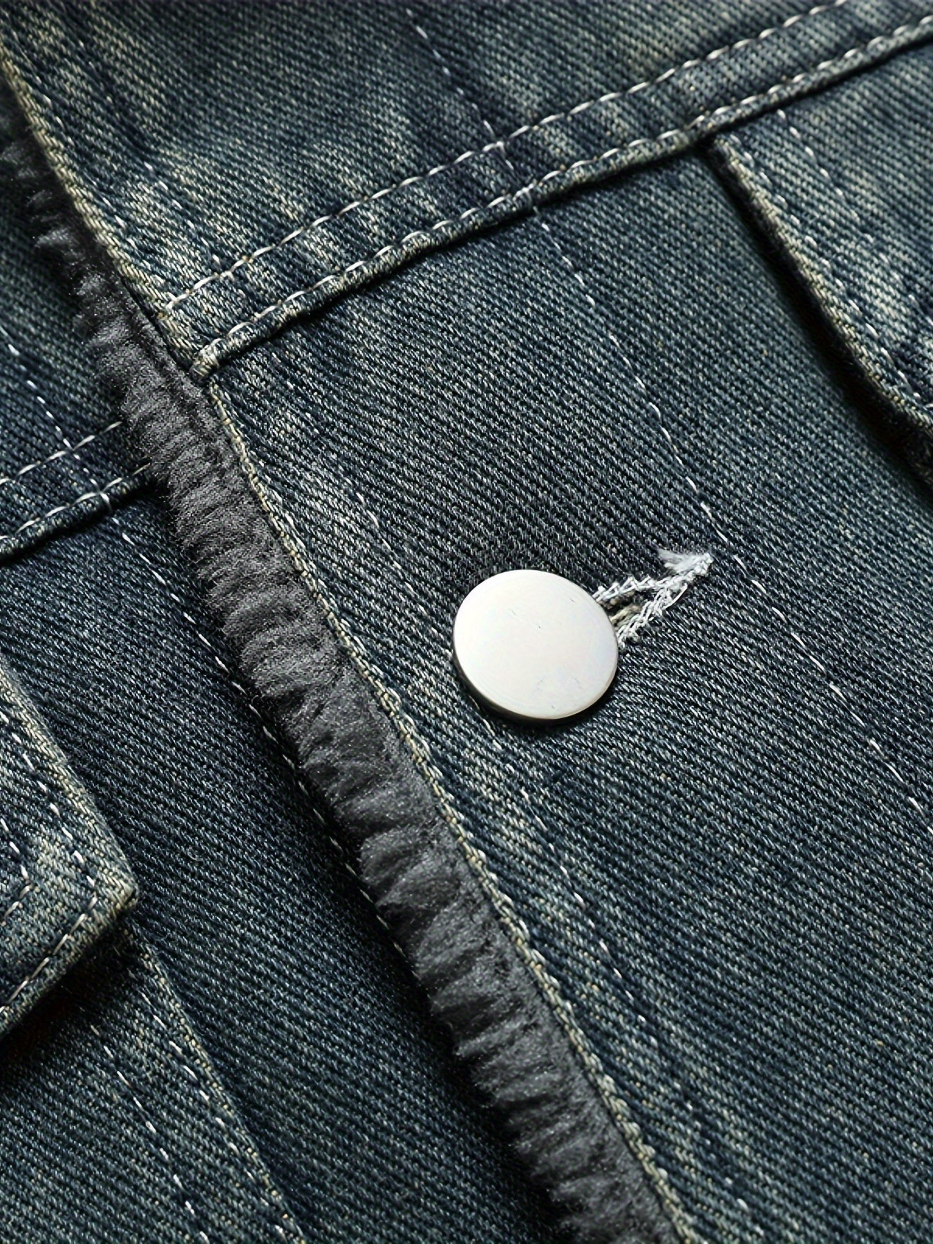 Draven | Men's Warm Fleece Lined Washed Denim Winter Jacket