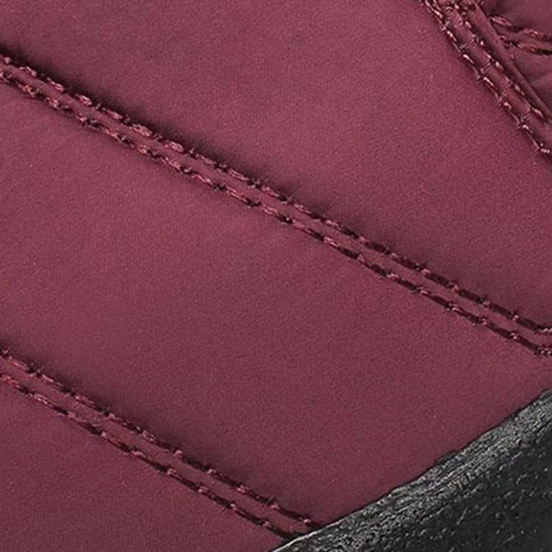 Marlowyx | Women's Fur Trim Waterproof Slip On Ankle Snow Boot