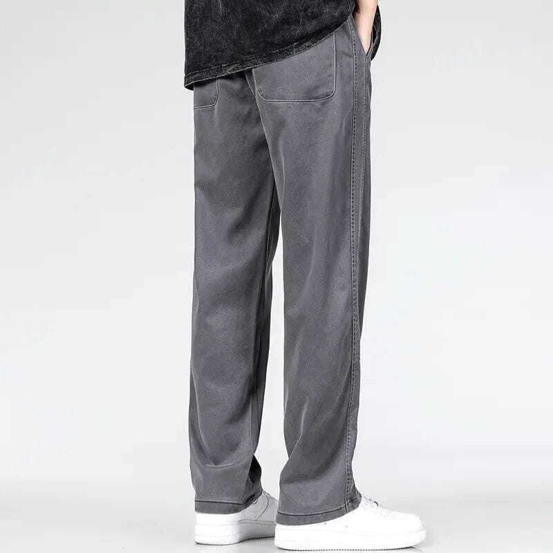 Halloway | Men's Straight Leg Loose Fit Drawstring Pants