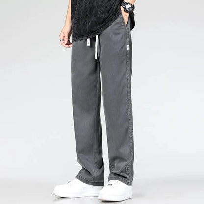 Halloway | Men's Straight Leg Loose Fit Drawstring Pants