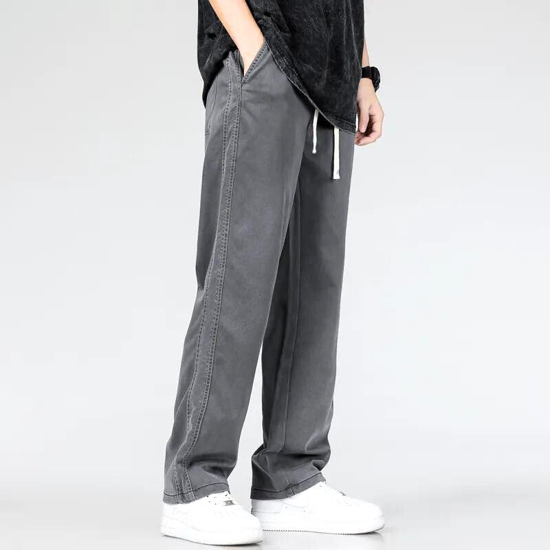 Halloway | Men's Straight Leg Loose Fit Drawstring Pants