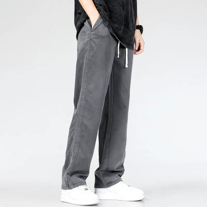 Halloway | Men's Straight Leg Loose Fit Drawstring Pants
