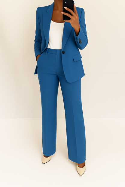 Marlowe | Women's Tailored Single-Breasted Two-Piece Suit