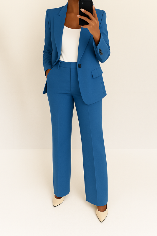 Marlowe | Women's Tailored Single-Breasted Two-Piece Suit