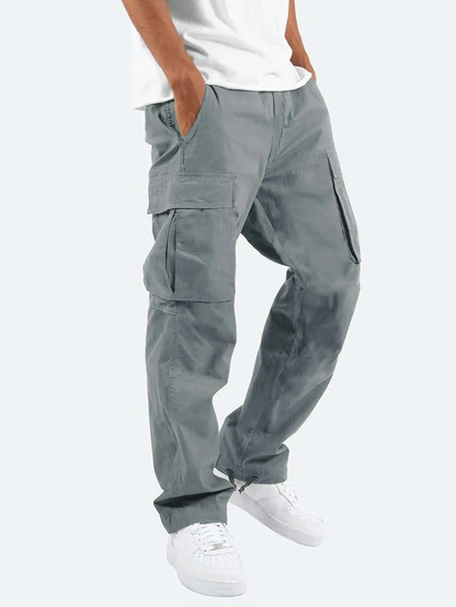 Rourke | Men's Drawstring Cargo Relaxed Fit Trousers
