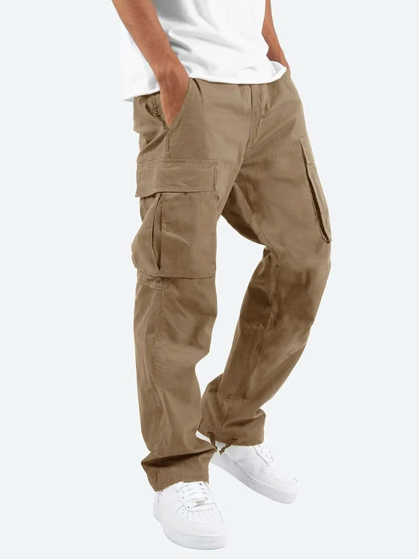 Rourke | Men's Drawstring Cargo Relaxed Fit Trousers