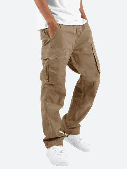 Rourke | Men's Drawstring Cargo Relaxed Fit Trousers