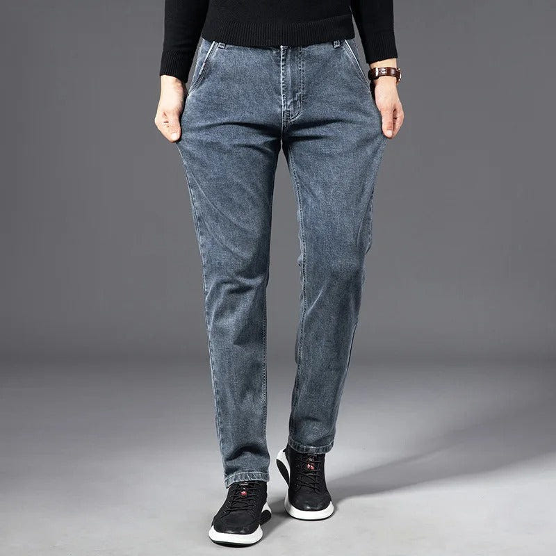 Korbin | Men's Tapered Stretch Denim Dress Pants Jeans