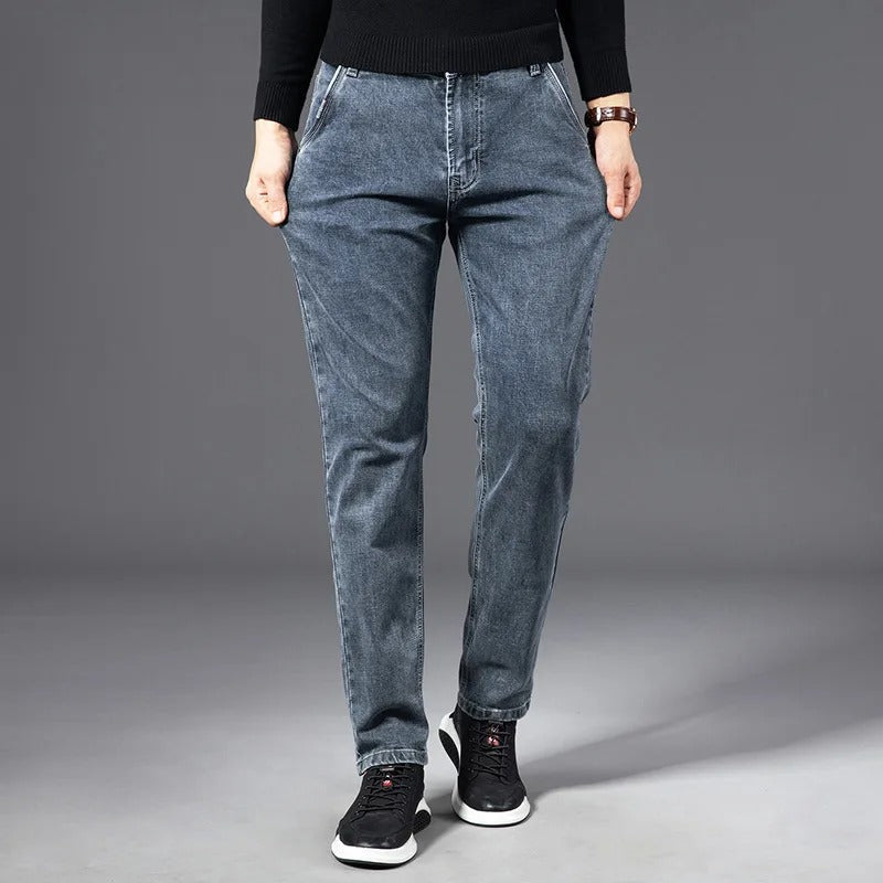 Korbin | Men's Tapered Stretch Denim Dress Pants Jeans
