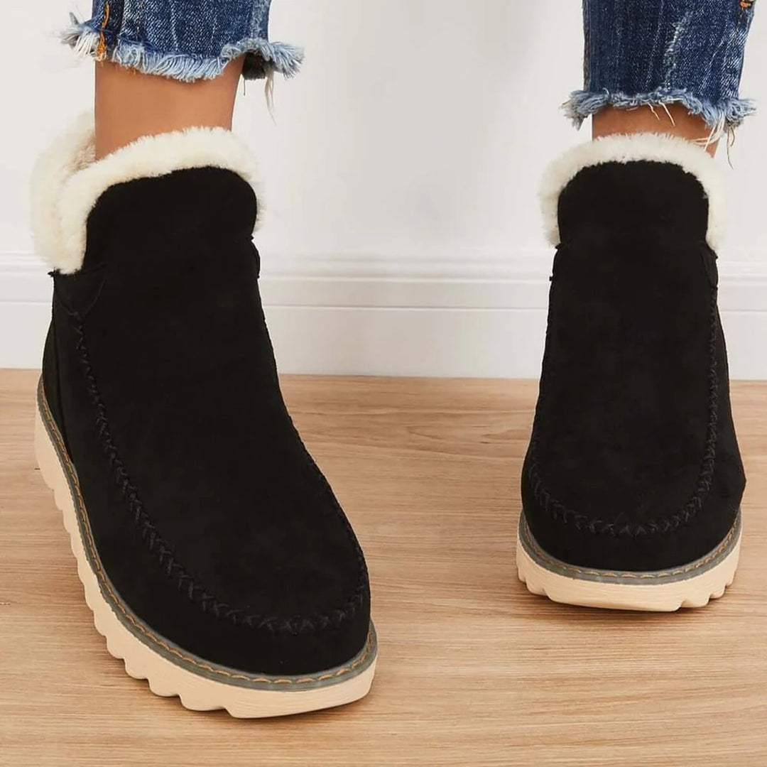 Wrenpine | Women's Faux Fur Warm Snow Platform Ankle Boot