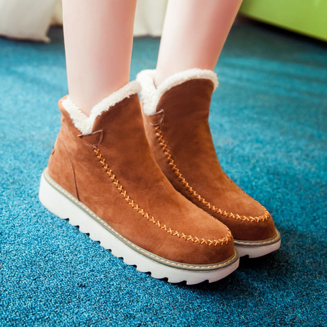 Wrenpine | Women's Faux Fur Warm Snow Platform Ankle Boot