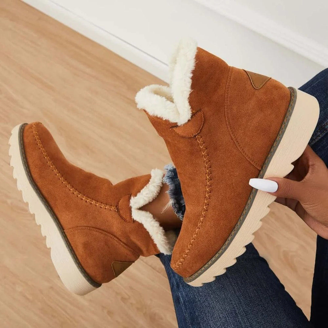Wrenpine | Women's Faux Fur Warm Snow Platform Ankle Boot