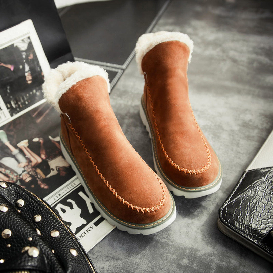 Wrenpine | Women's Faux Fur Warm Snow Platform Ankle Boot