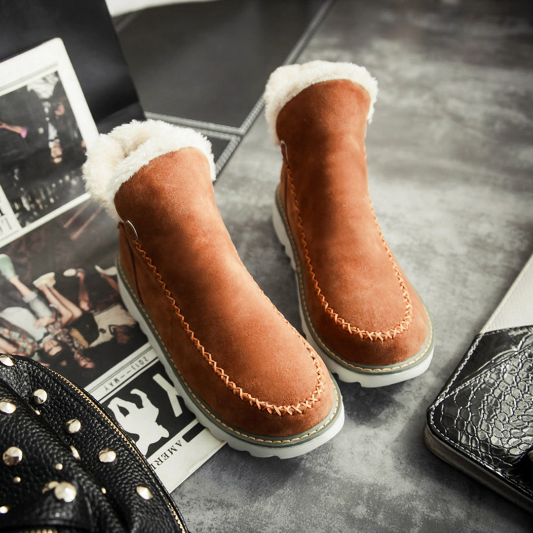 Wrenpine | Women's Faux Fur Warm Snow Platform Ankle Boot